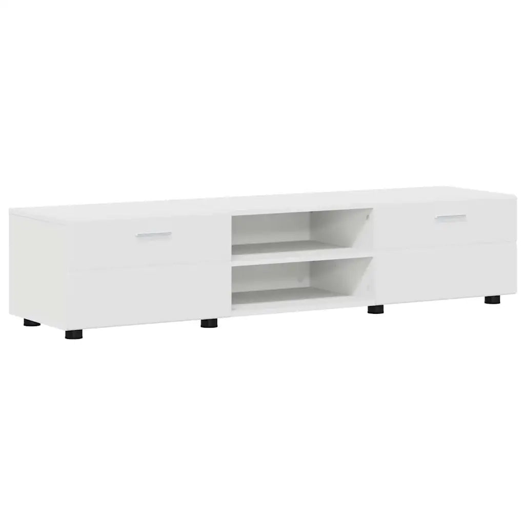 Set mobile TV con porta FLORIN 3 pcs Bianco Legno multistrato 3397964