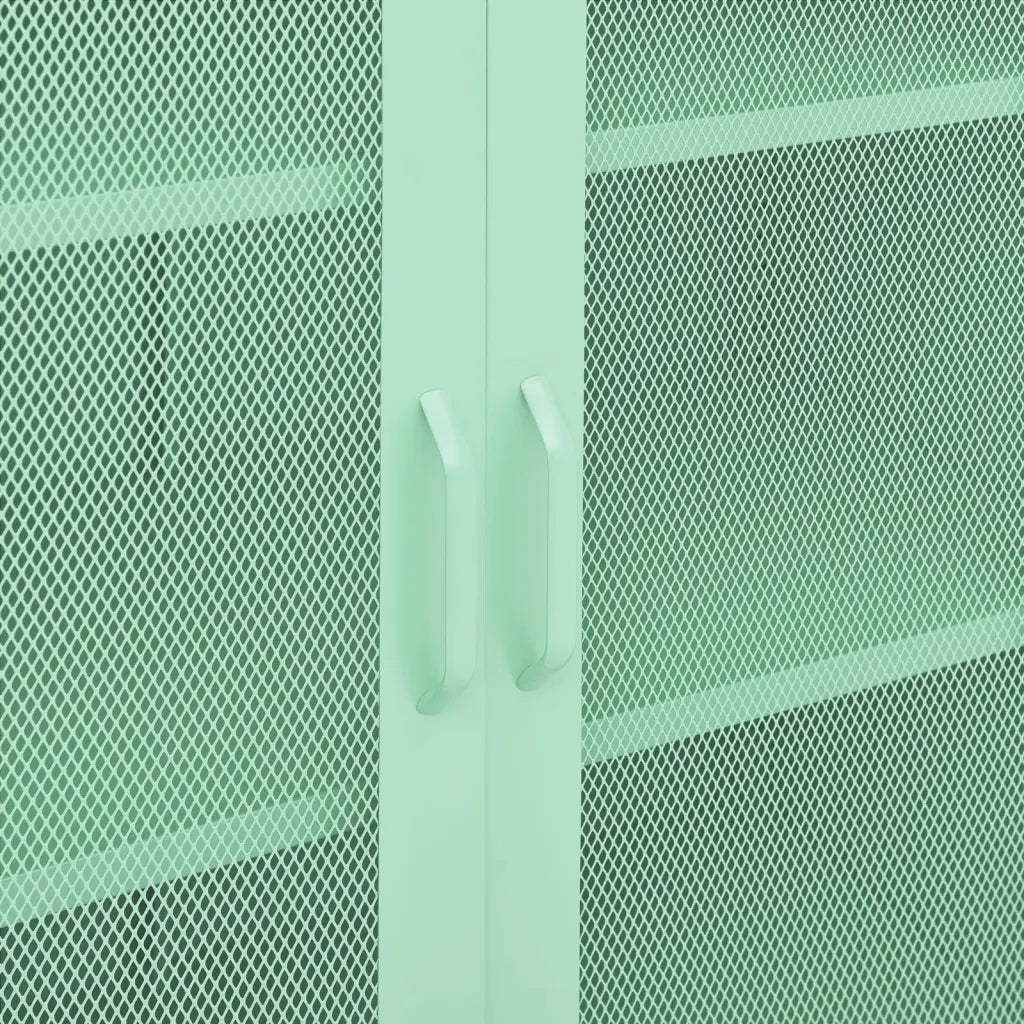 Armadio di stoccaggio dal design mint moderno 80 x 35 x 101,5 cm con ripiani regolabili in acciaio mint 02_0046867