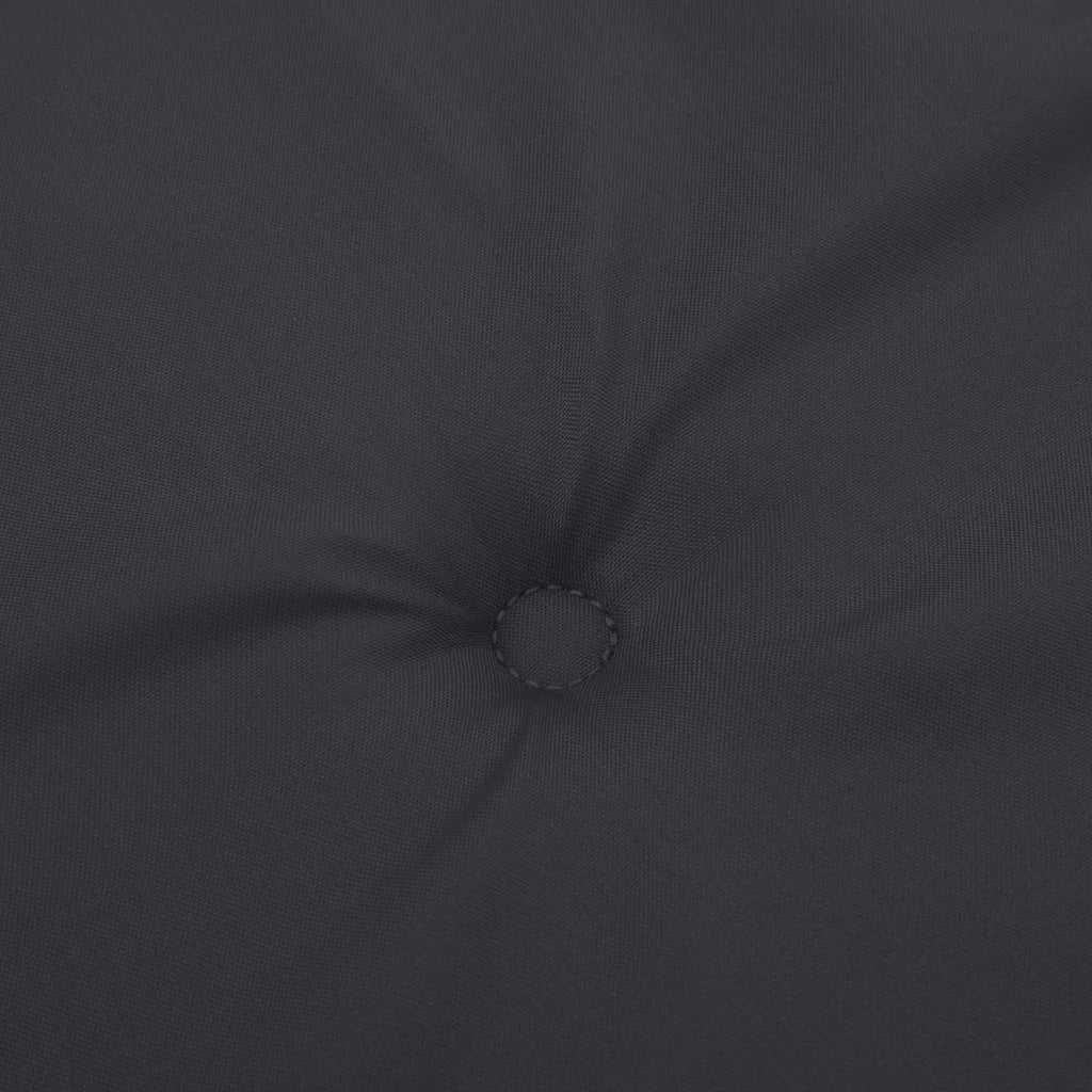Cuscino per Sdraio Nero (75+105)x50x4 cm