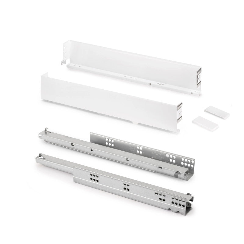 Cassetto esterno Simplex 25 kg, altezza 88 mm, profondità 440 mm, Acciaio, Grigio antracite