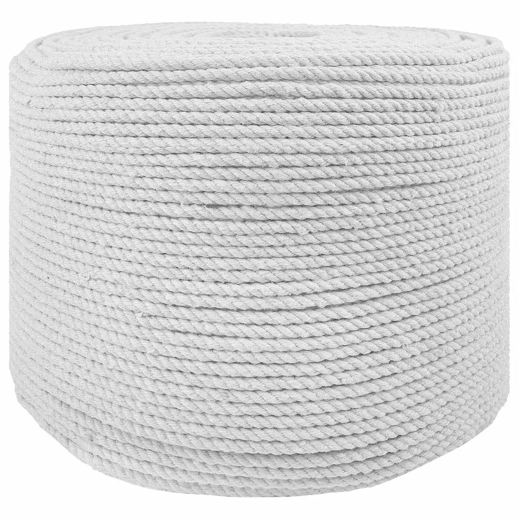 Spago di Cotone 10 pz 2 mm 100 m Bianco 100% Cotone 42011843