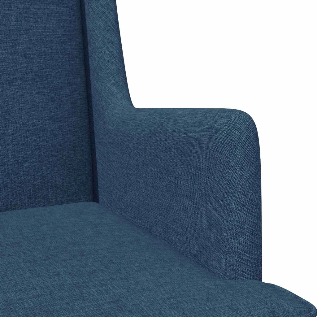 Poltrona Blu Tessuto 42029955