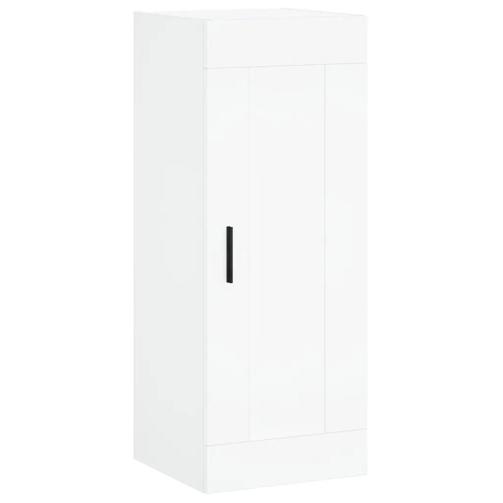 Armadietto a Muro Bianco 34,5x34x90 cm in Legno Multistrato 830516