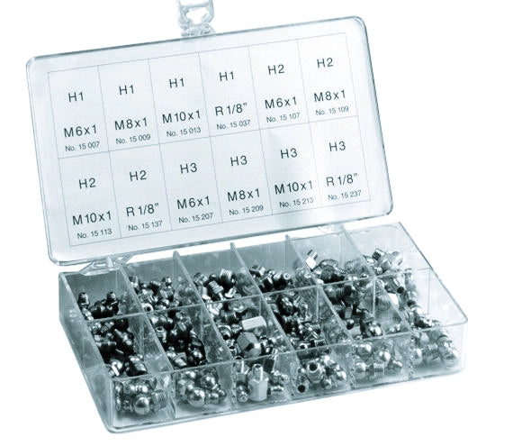 Pressol ASSORTIMENTO INGRASSATORI 140 PZ.  mm. 215x135x40 h