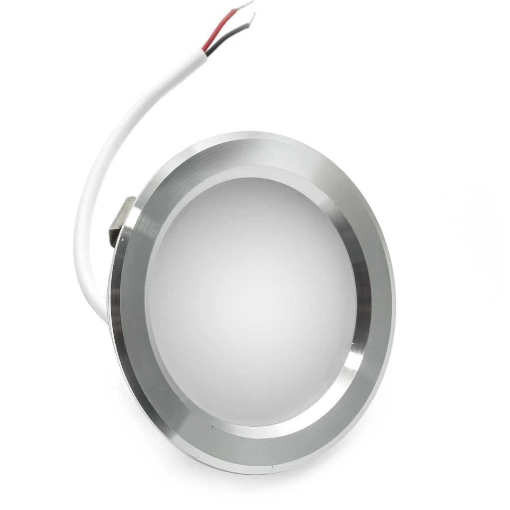 Faretto LED 3W slim incasso foro 60mm opaco luce cappa cucina mensola IP20 220V LUCE CALDA 3000K