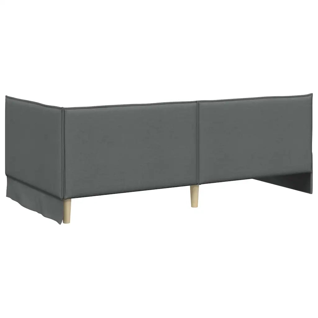 Struttura Letto Angolare con Materasso 2 pz-Giroletto con materasso Grigio Velluto 984783