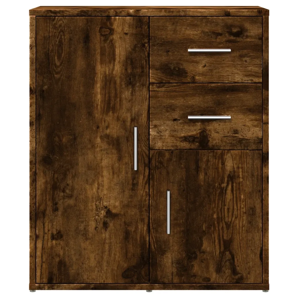 Credenza | Madia | Buffet da pranzo | Armadio da pranzo Rovere Fumo 60x31x70 cm in Legno Multistrato