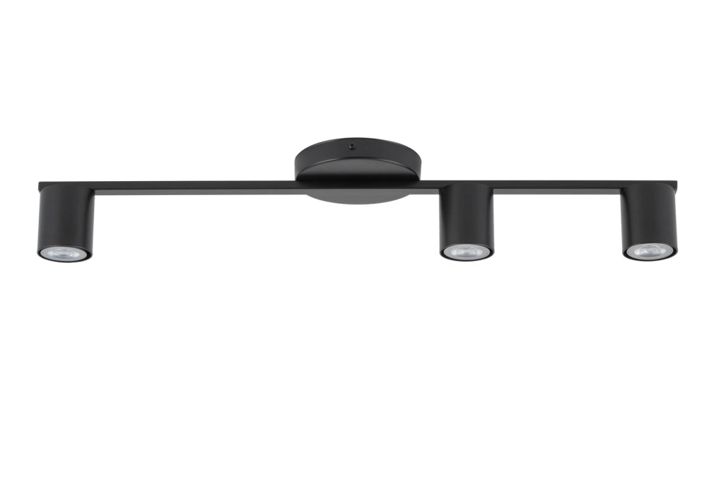 Plafoniera moderna nera 3 spot GU10 25W Sigma Sky IP20
