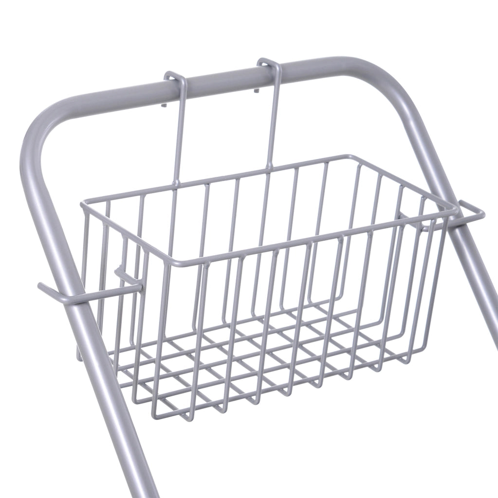 Carrello per pulizie blu con secchio da 25 L e strizzatore