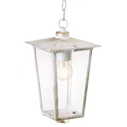 SOSPENSIONE RIBOT 17X17XH33CM E27 BIANCO / ORO