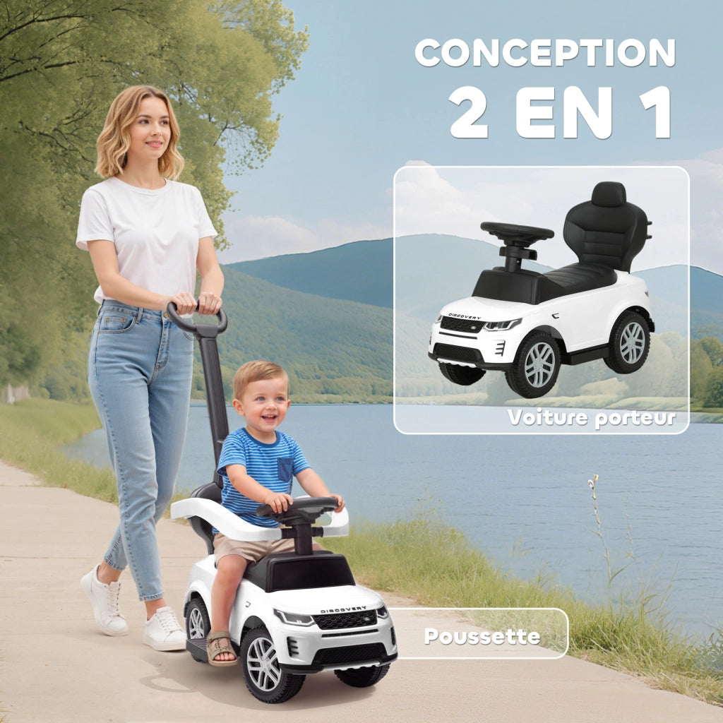 Porteur Bambini Land Rover Discovery ¨C Minimal ¨C 84x40x94,5cm Bianco
