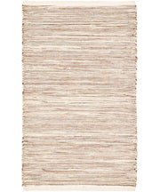 Tappeto NATURAL AVORIO cm.55x140 tinta unita effetto naturale 100% cotone, tappetino bagno stuoia cucina multiuso lavabile in lavatrice