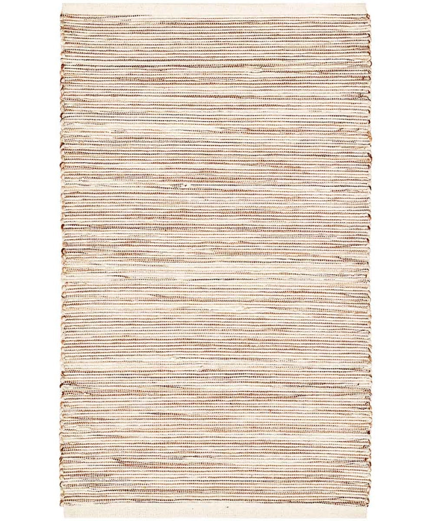Tappeto NATURAL AVORIO cm.55x140 tinta unita effetto naturale 100% cotone, tappetino bagno stuoia cucina multiuso lavabile in lavatrice