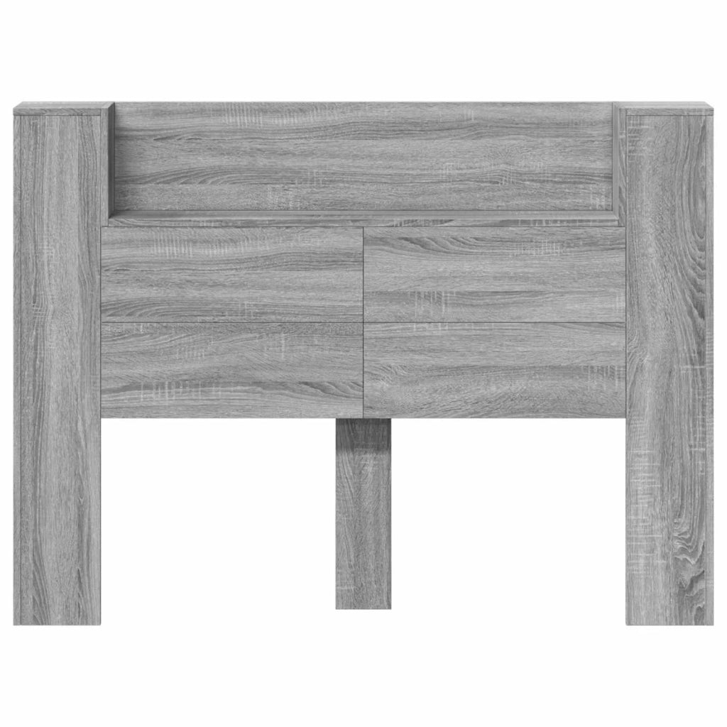 Testiera | Testata Grigio Sonoma 140 x 16,5 x 103,5 cm Legno multistrato