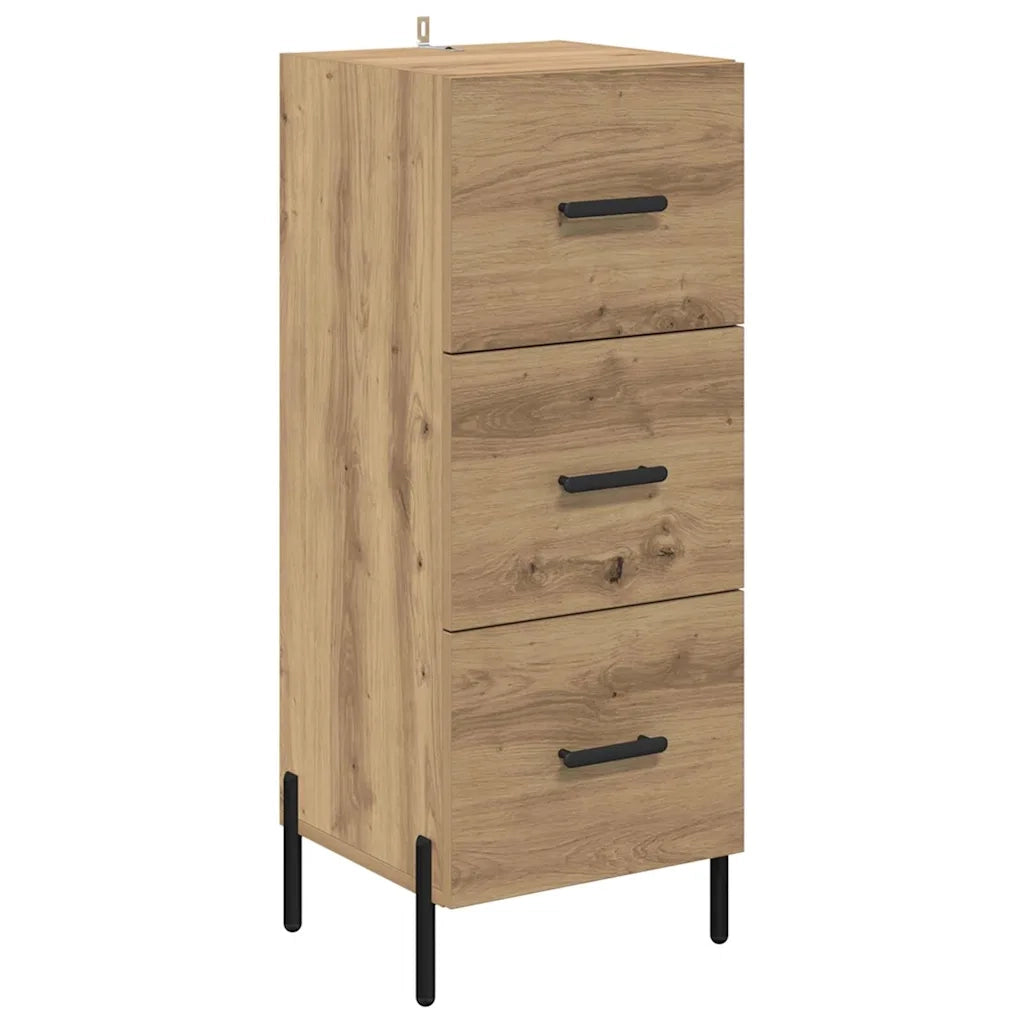 Credenza con cassetto Rovere artigianale 34,5 x 34 x 180 cm 3416017