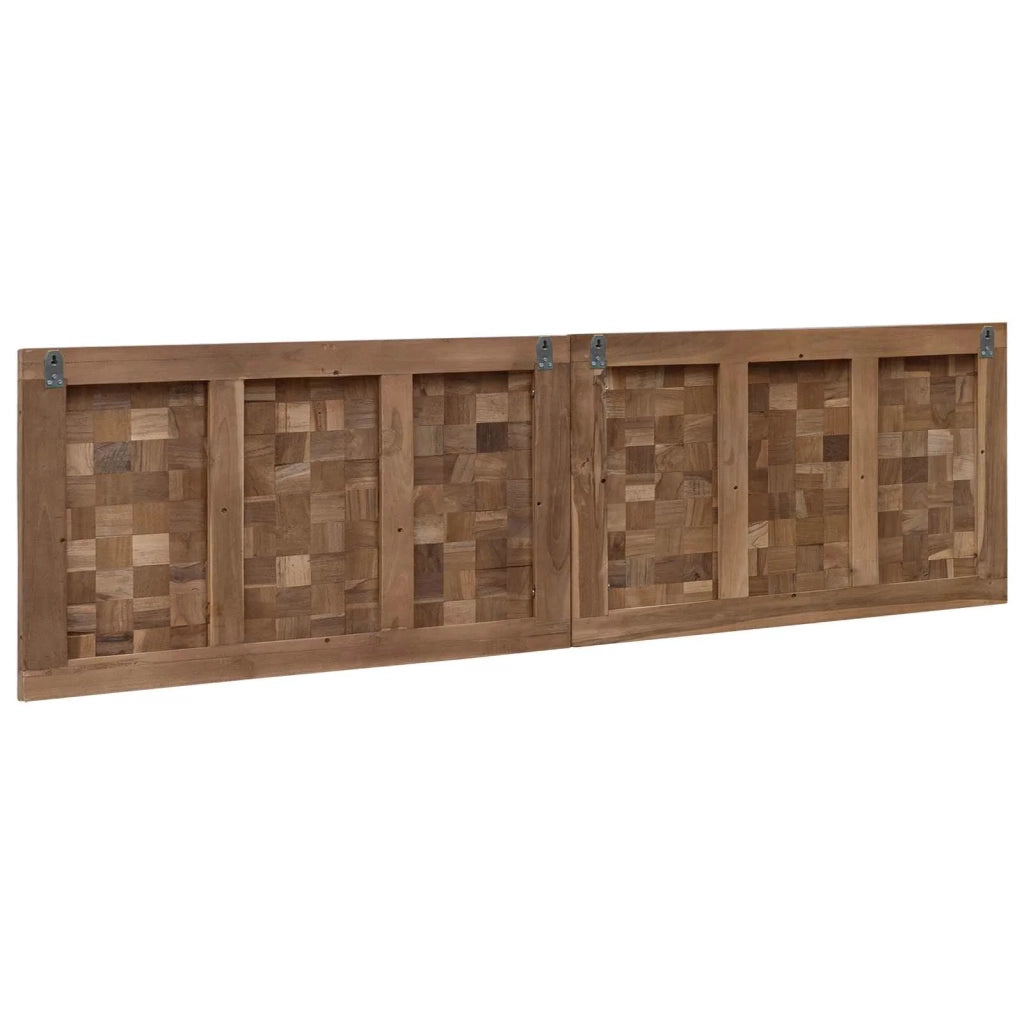 Testiera Naturale 160 cm Legno di teak solido 42024562