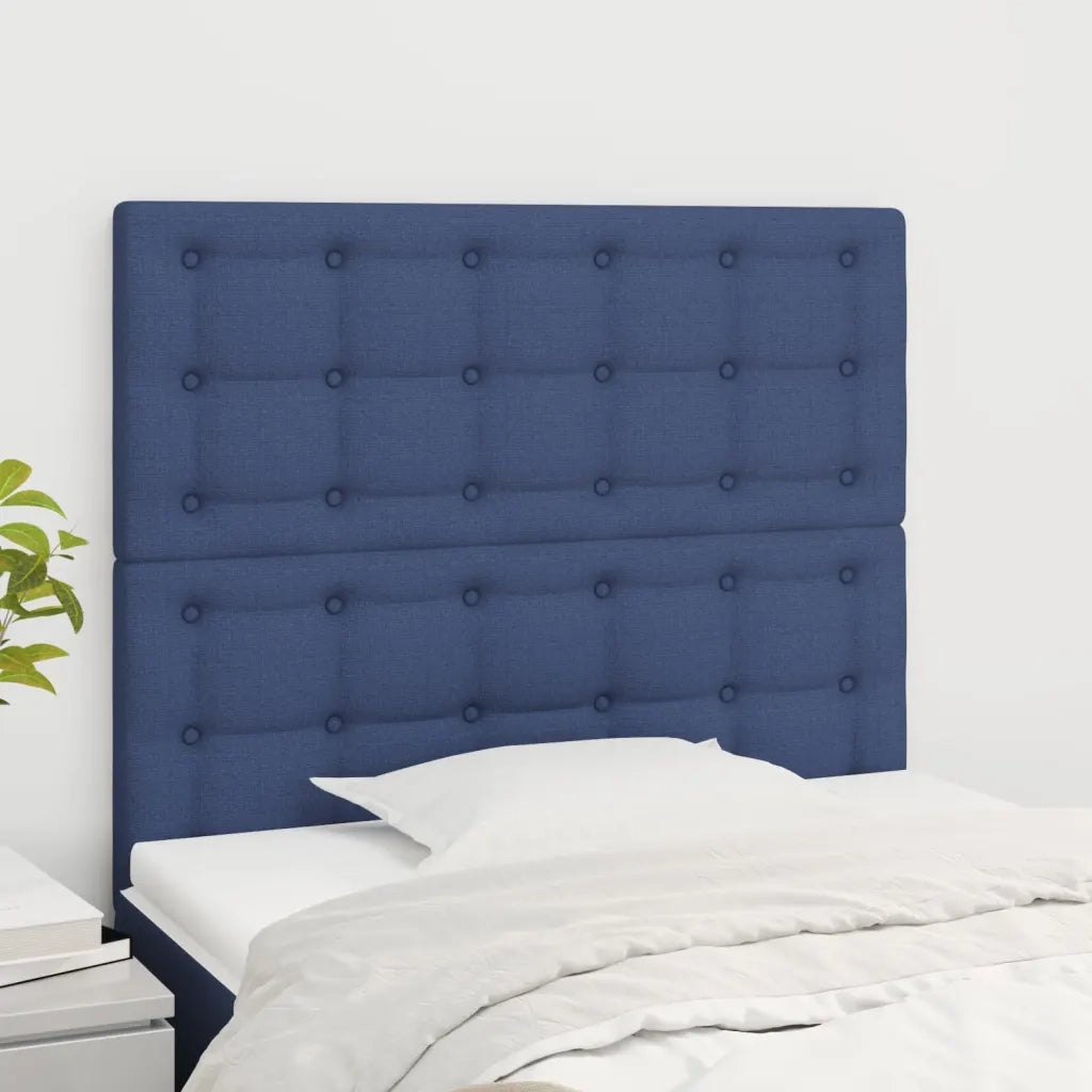 Testiera Blu 90x5x118/128 cm Tessuto 3116754