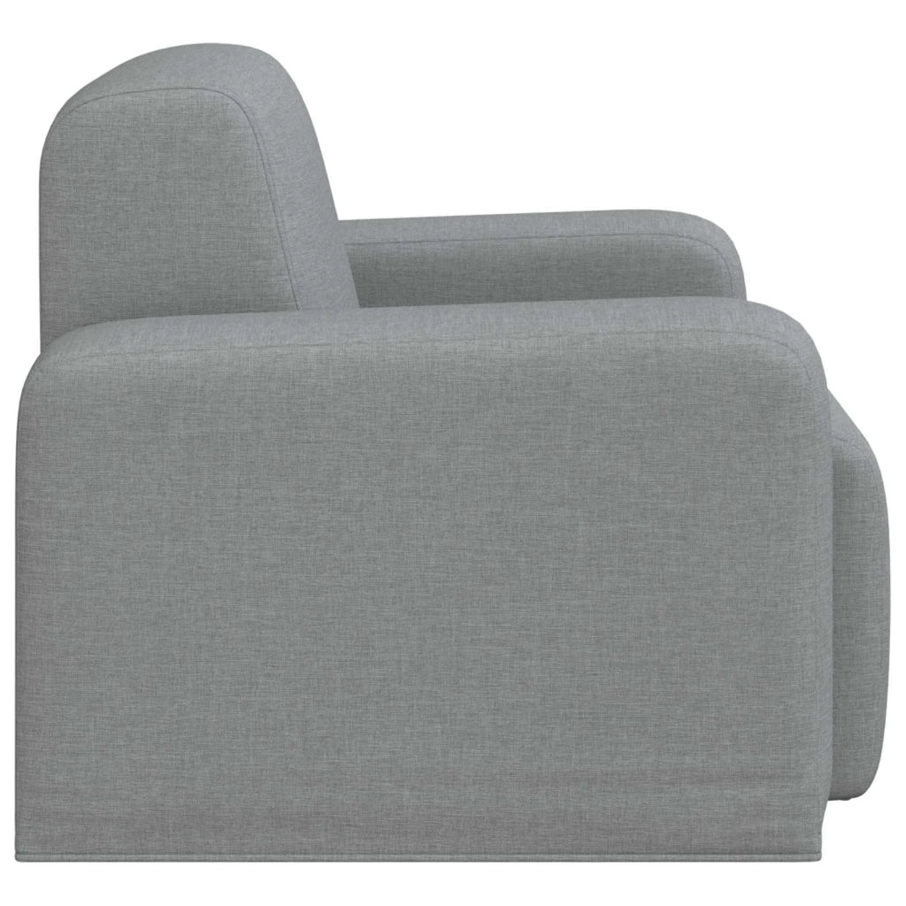 Poltrona Grigio Chiaro Tessuto 42042416