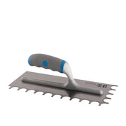 Frattazzo dentato curvo 28x12 cm 7C Tools