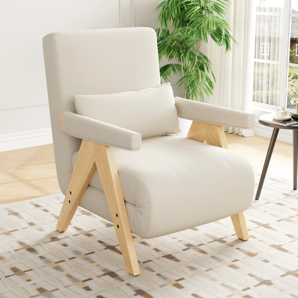 Poltrona Letto Singola Pieghevole ¨C MINIMAL ¨C Tessuto Imbottito