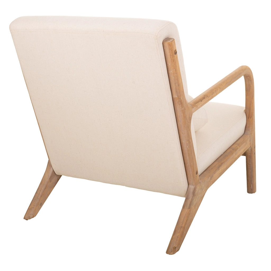 Poltrona in legno marrone 66x85x74