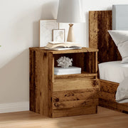 Comodino Legno Antico 40x40x50 cm in Legno Multistrato 856498