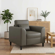 Poltrona Grigio Similpelle 42042469