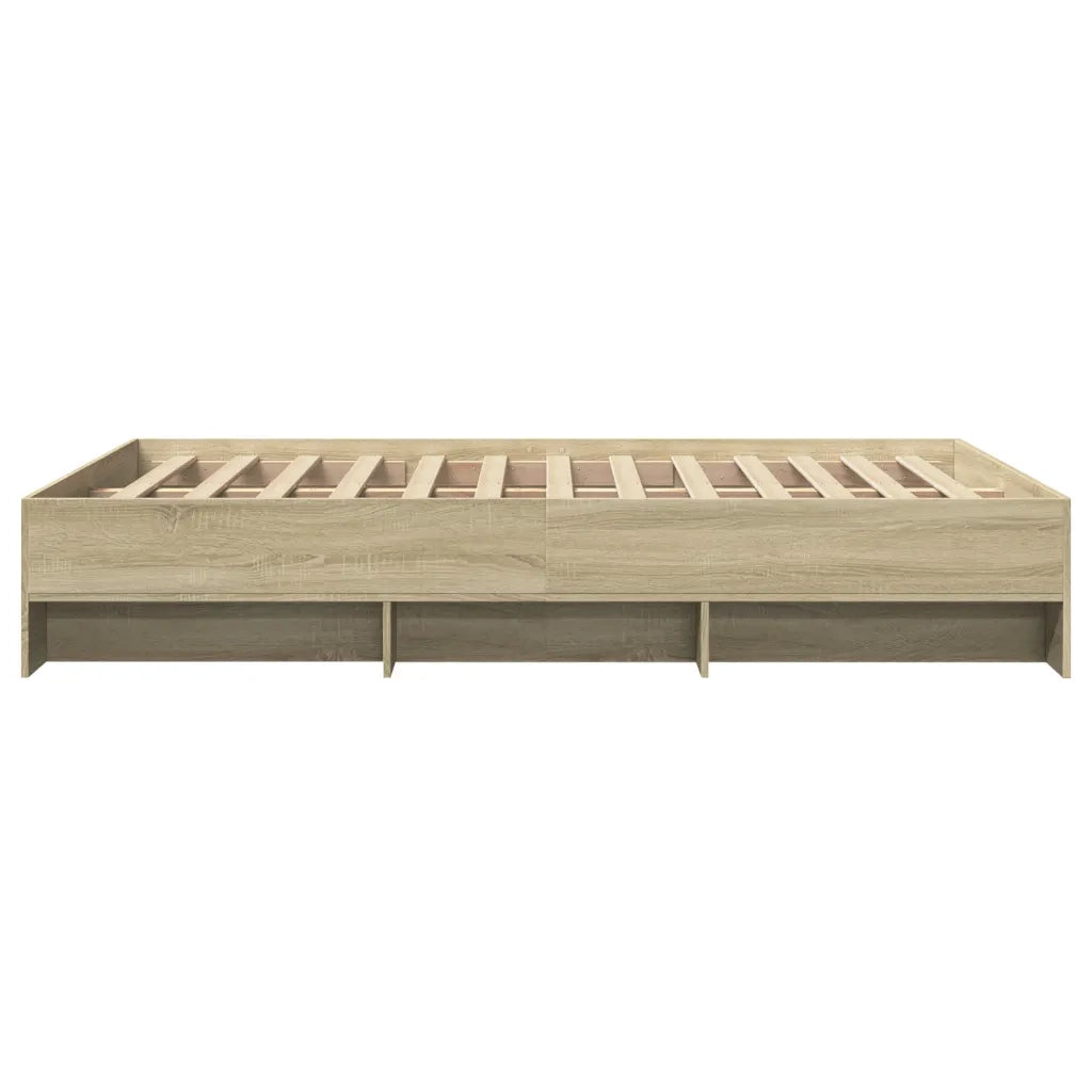 Giroletto senza Materasso Rovere Sonoma 120x190cm in Truciolato 3295697