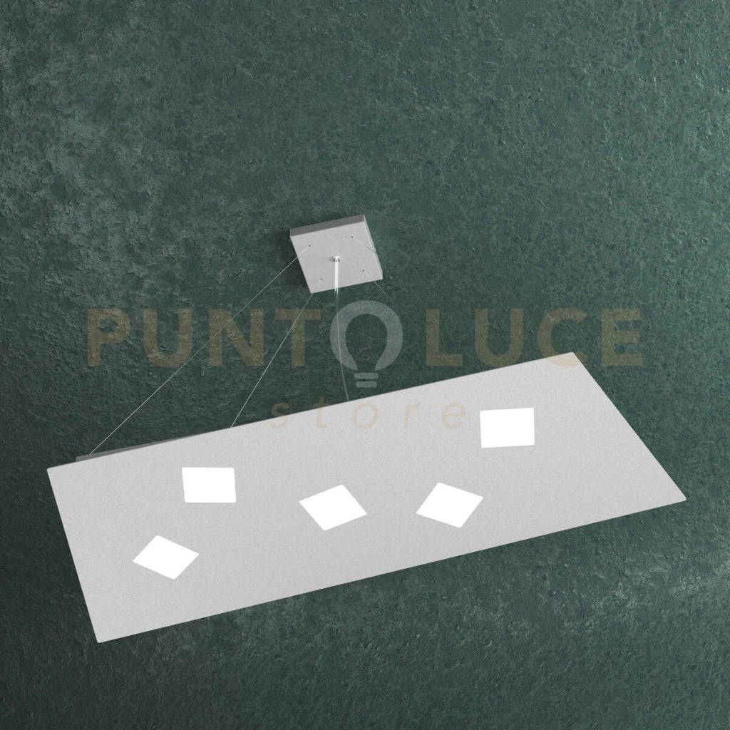 NOTE SOSPENSIONE 5 LUCI ATTACCO GX53 GRIGIO