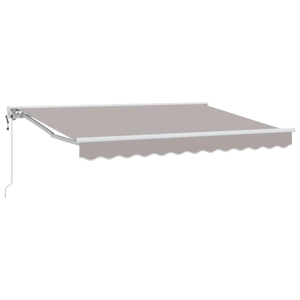 Tettuccio Elettrico Retrattile Grigio Chiaro 3,5 x 2,5 m 3420986