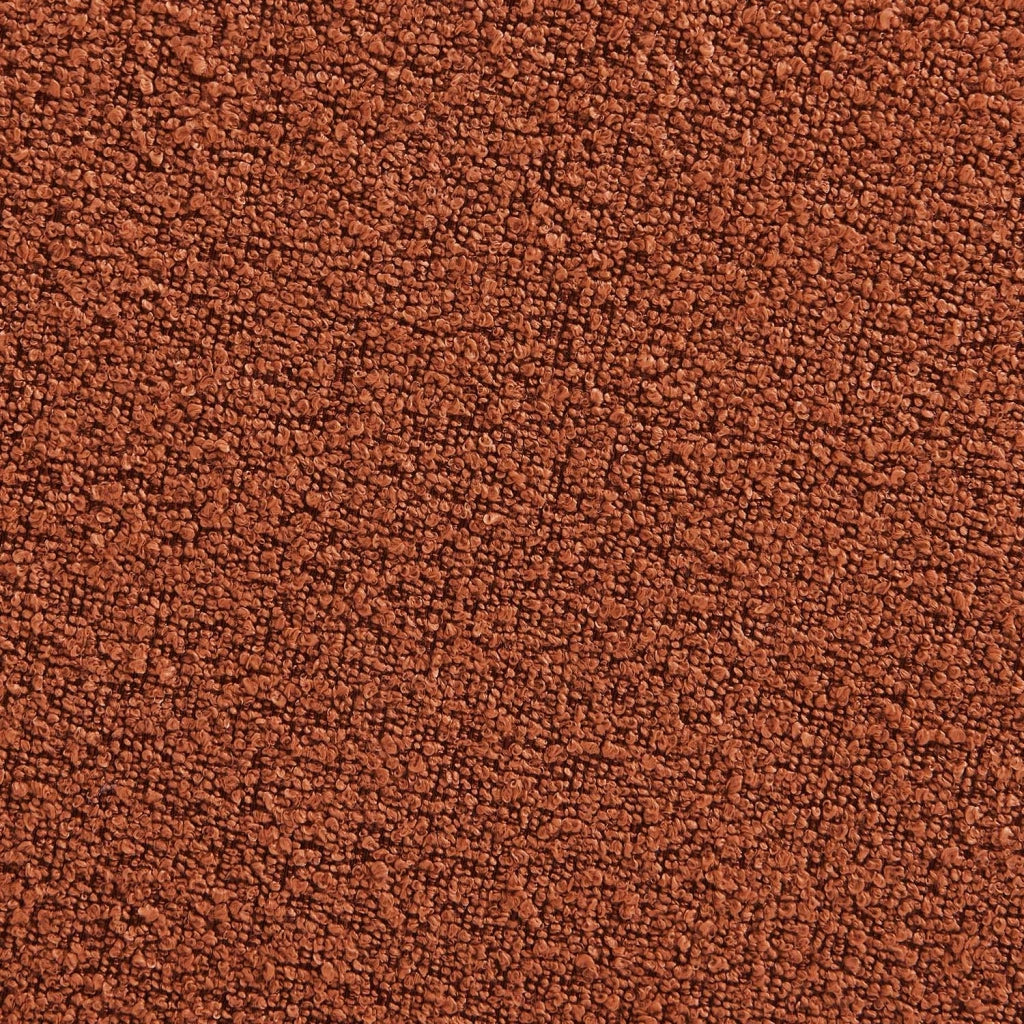 Poltrona bouclé strutturata, 2 posti, terracotta