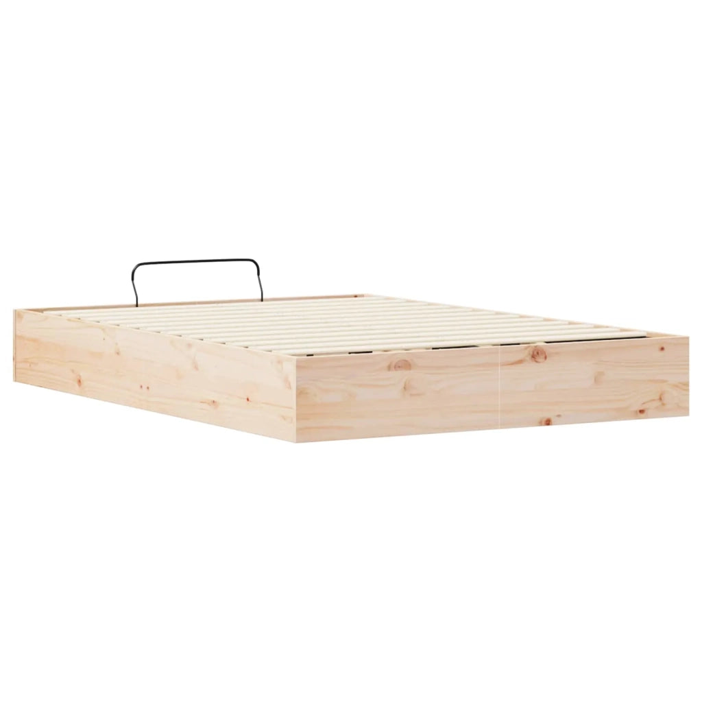 Telaio del Letto Ottomano con Ripostiglio Naturale 120 x 200 cm 3418783