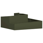 Fioriere | Cassetta per fiori | Vaso da giardino Verde oliva 100 x 100 x 50 cm