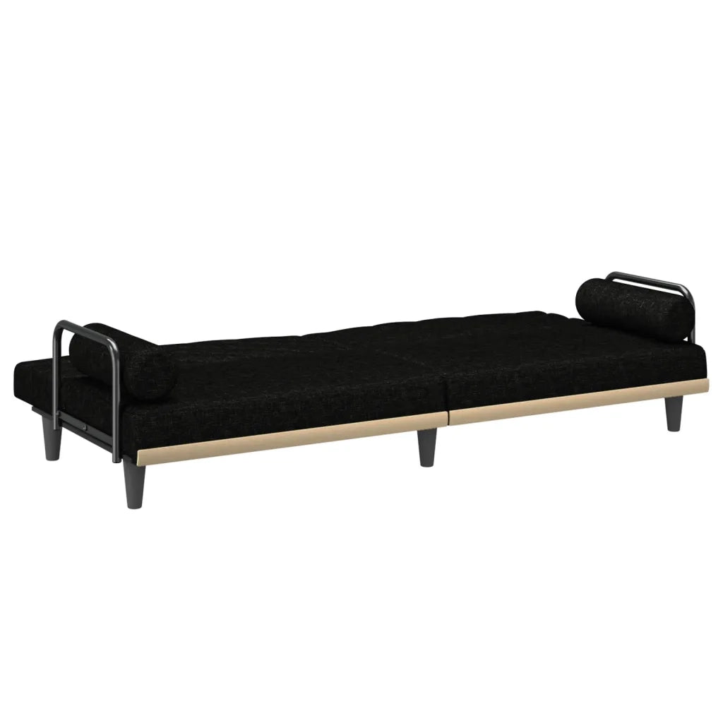 Divano letto | Sof¨¤ letto | Letto singolo con Braccioli Nero in Tessuto