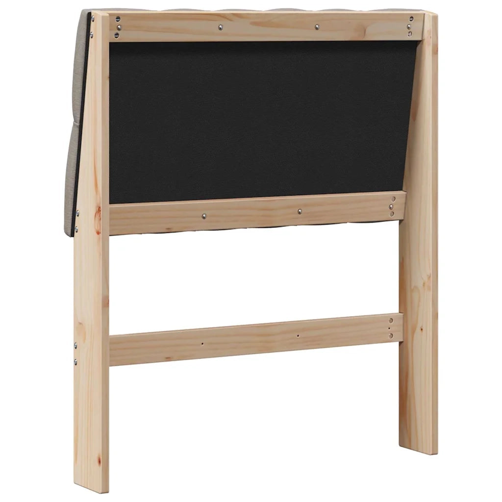 Testiera | Testata imbottita Talpa 75 cm Pino massello