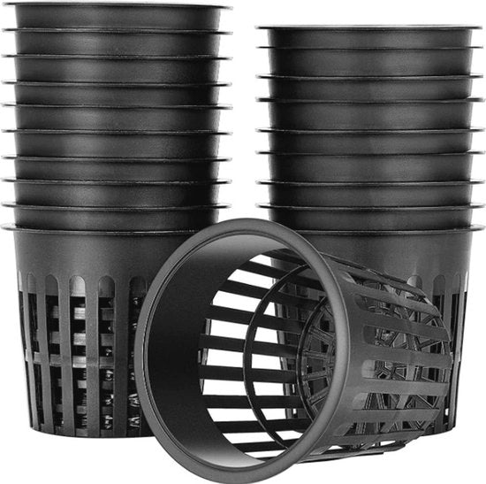 Set di vasi per coltivazione idroponica (20 pezzi) - vasi in plastica per coltivazione idroponica senza terra e balconi