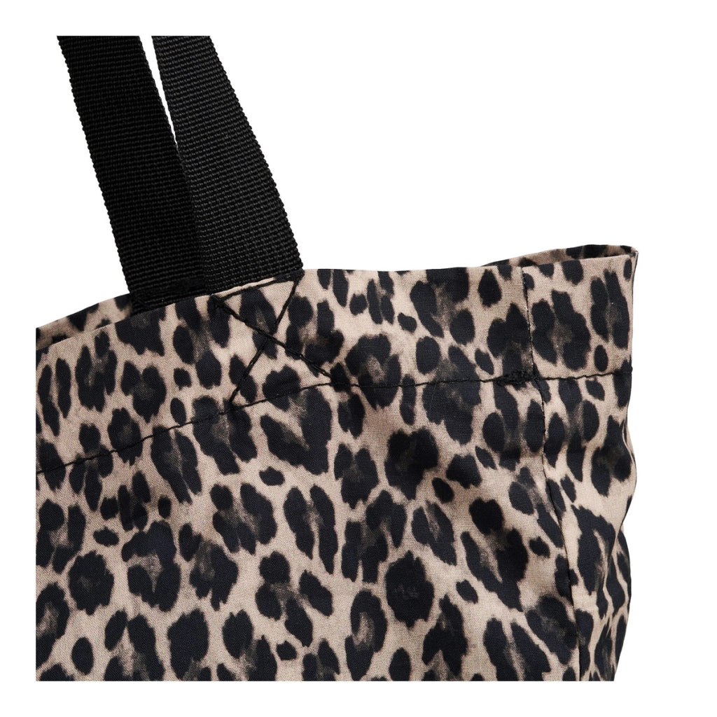 Borsa Shopper Ava, Marrone, Cotone, 35x9,5x39 cm