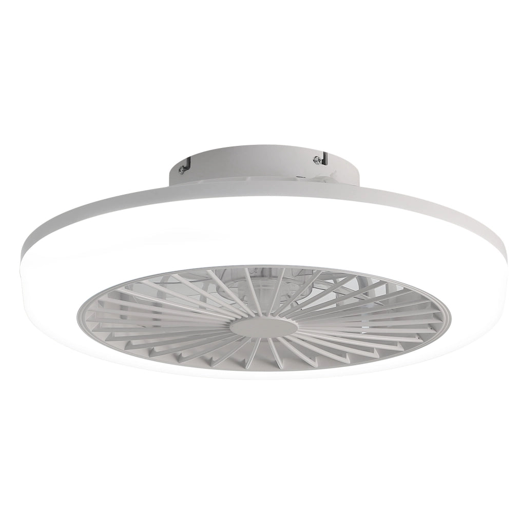 Ventilatore da soffitto senza pale 46 cm con luce dimmerabile e telecomando