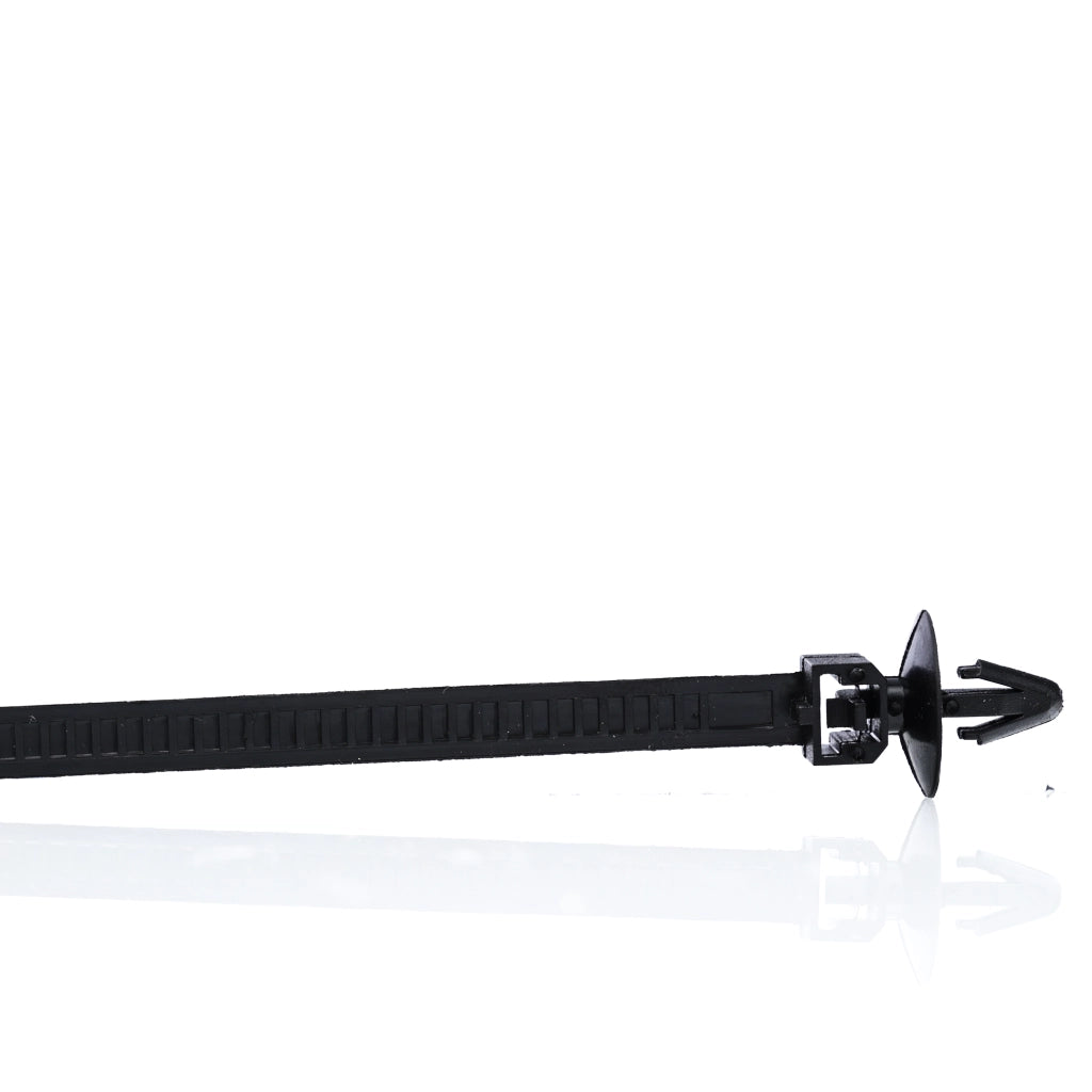 Set di Rivetti Auto Rosfix – 620 Pezzi in Scatola di Plastica | Nylon Resistente, Nero