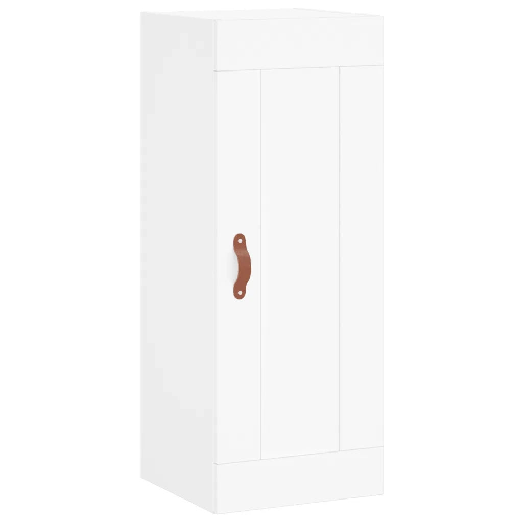 Credenza | Madia | Buffet da pranzo | Armadio da pranzo Bianca 34,5x34x180 cm in Legno Multistrato
