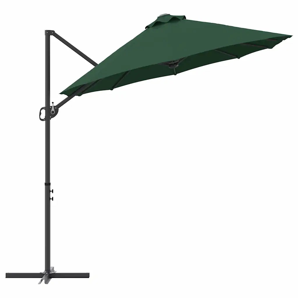 Ombrello | Parasolne Verde 372 x 198 x 243 cm Poliestere e Alluminio