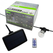Girlanda solare LED 10m 10xG45 E27 2700K telecomando