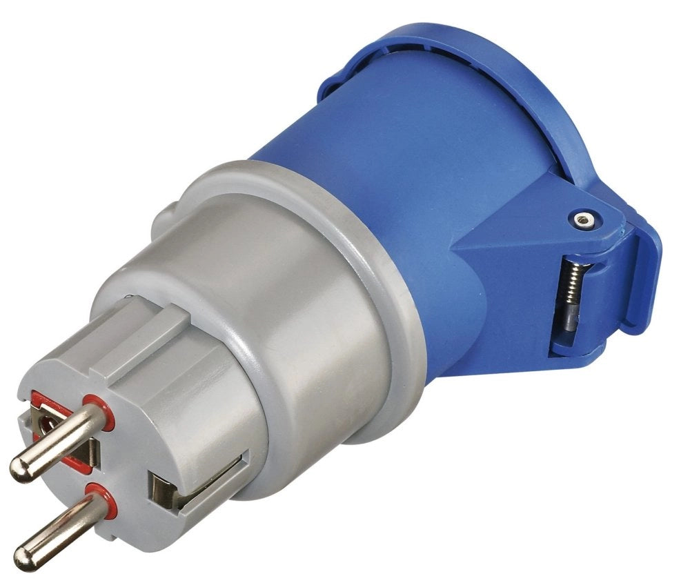 10pz adattatore industriale spina schuko-presa 16a 220v fig.6 cod:ferx.83998