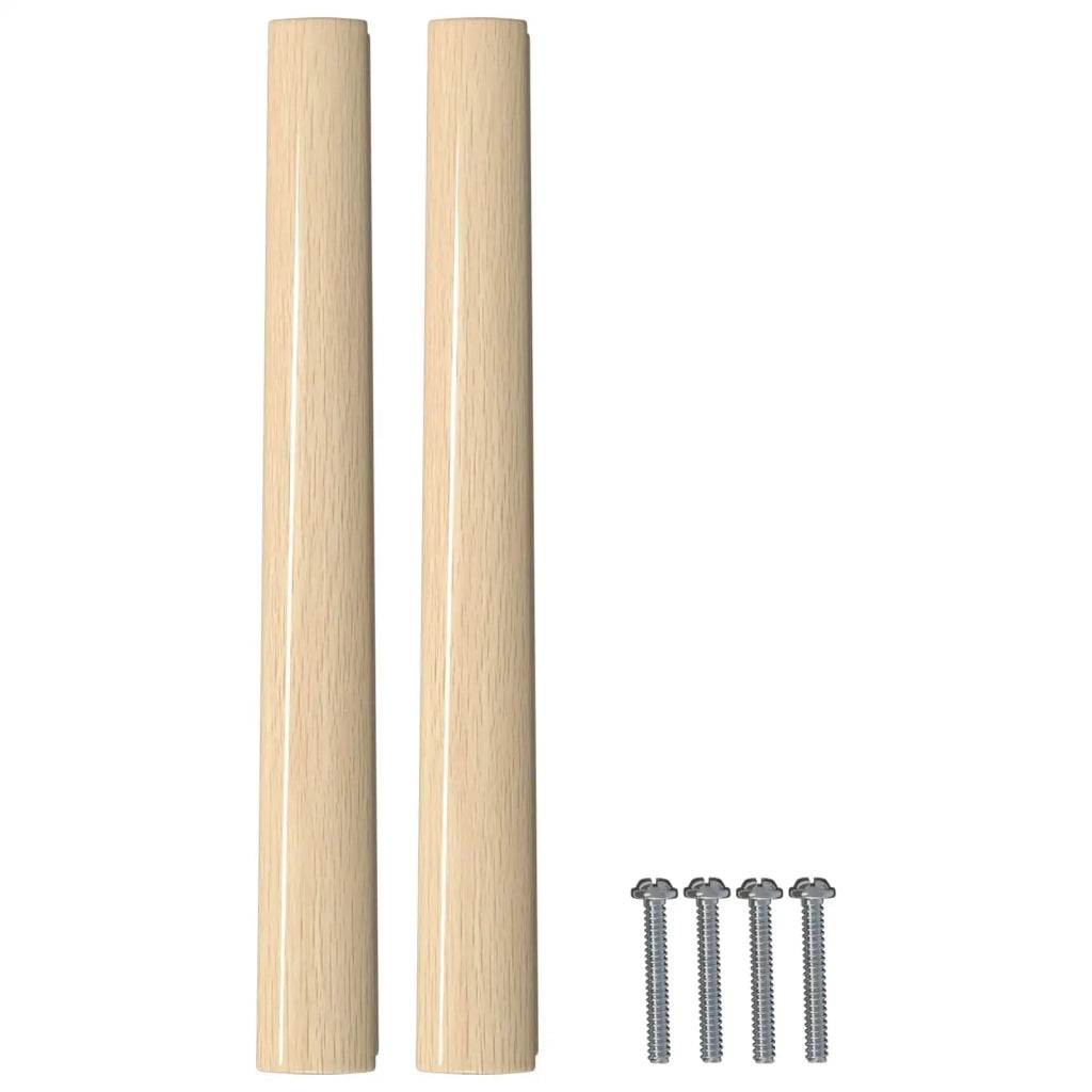 Maniglia Dritta 2 pcs Colore Legno Naturale 130 x 25 x 30 mm 864698