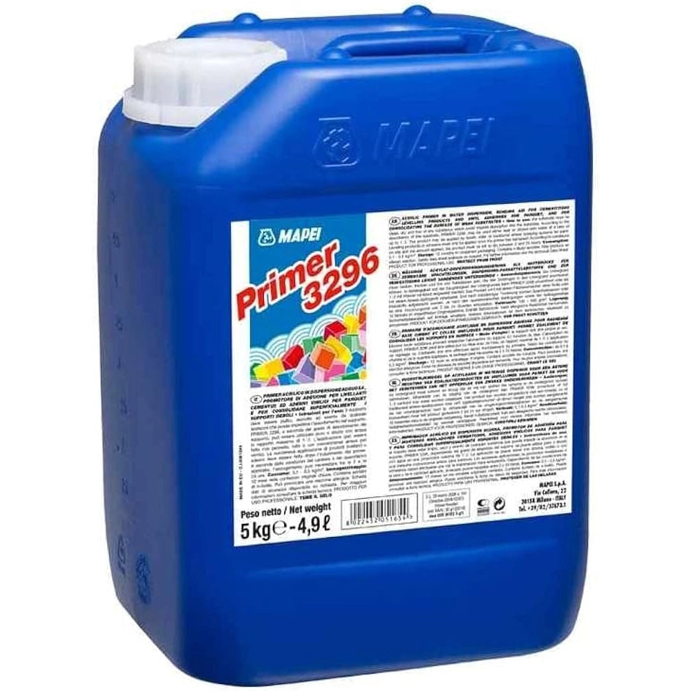 Primer acrilico ad acqua 3296 5 kg pennellessa tripla 60 mm setola bionda