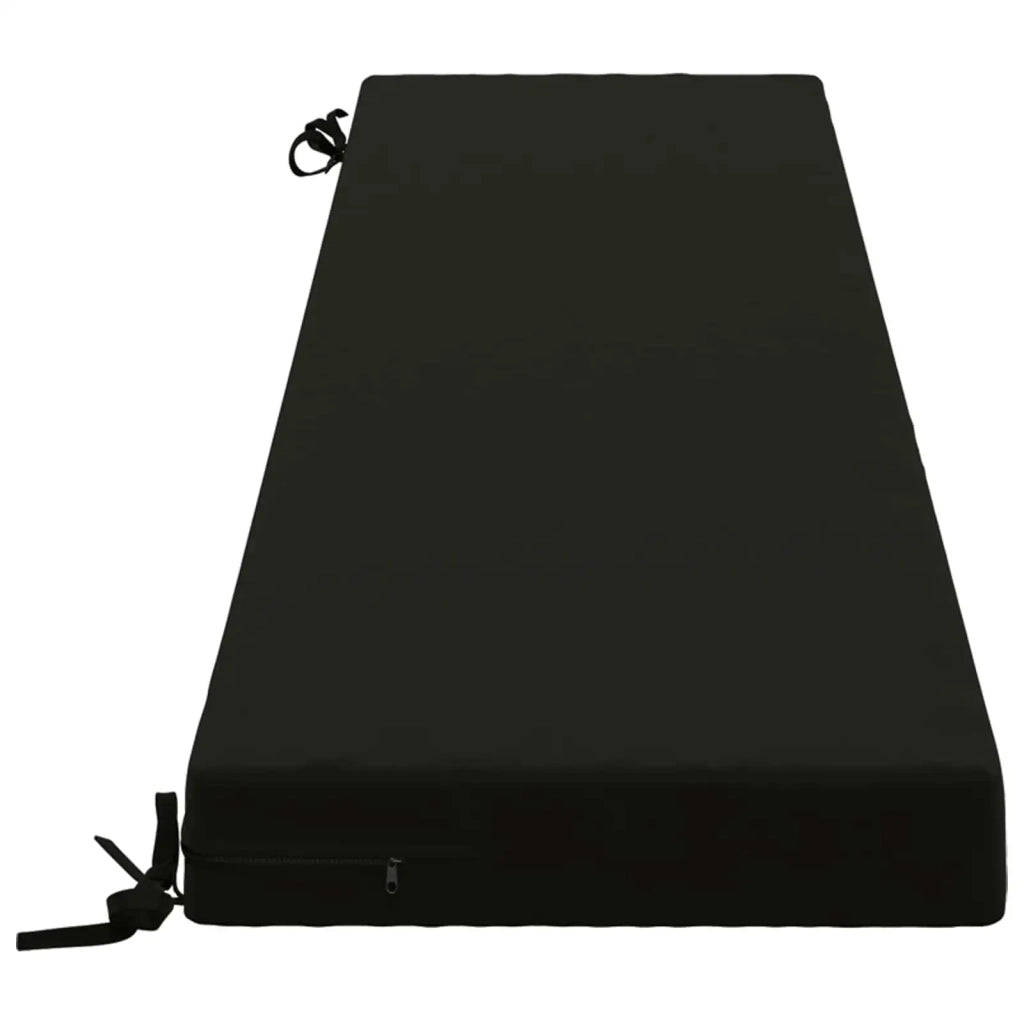 Cuscini per Panchina a 2 Pezzi SOEST 2 pz 100% Poliestere Nero 949981