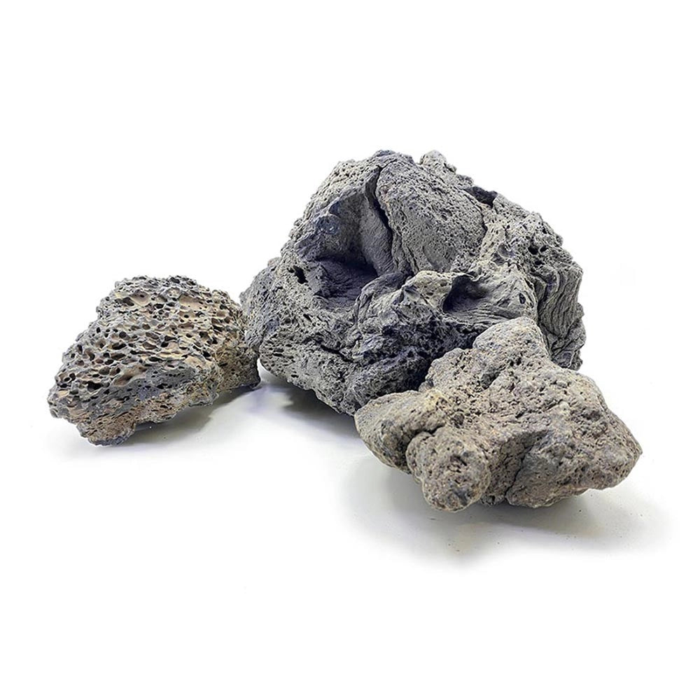 Whimar Aquascaping Box Blue Fairy Rock - Set di rocce non calcaree di origine lavica accuratamente selezionate per Aquascaping Per Acquari Da: 120 L