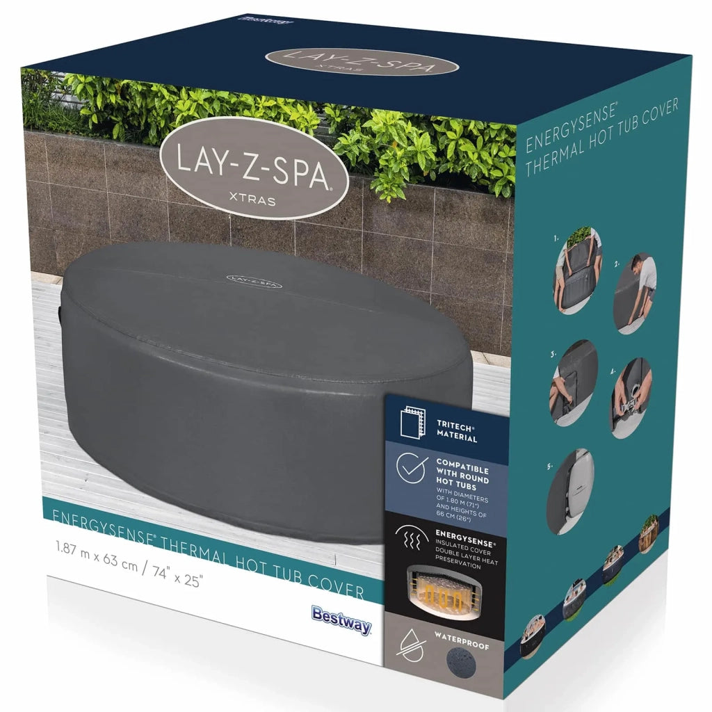 Bestway Copertura PVC e POM Grigio 42035734