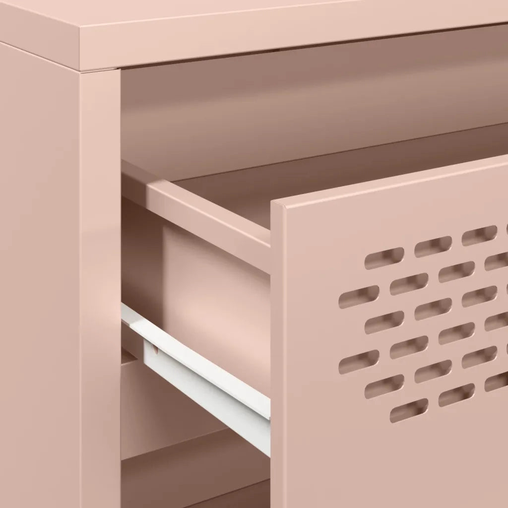 Credenza-Buffet-Armadio da cucina Rosa 68x39x73,5 cm in Acciaio Laminato a Freddo 456854