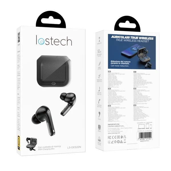 Auricolari True Wireless Nero